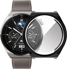 Case for Huawei Watch GT3 Pro 46 mm protective cover protective glass display armored film for sale  Shipping to South Africa