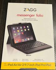 Used, ZAGG Messenger Folio Keyboard Case for 9.7" iPad Pro, 9.7" iPad, iPad Air 2 / 1 for sale  Shipping to South Africa
