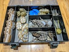 Used, TFG Fishing Tackle Box With Contents Fishing Feeders for sale  Shipping to South Africa
