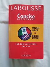 Diccionario Larousse Conciso Español Inglés/Inglés Español 3a Edición segunda mano  Embacar hacia Argentina