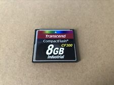 Transcend 8GB Industrial   CF300  card  compactflash CF CARD for sale  Shipping to South Africa