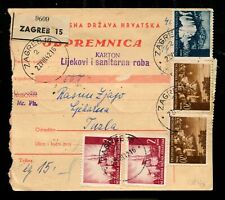 Croatia 1942 pacco usato  Remanzacco