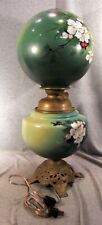 green white lamp floral for sale  Galena
