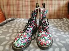 Dr Martens Boots Leather Floral Print for sale  Shipping to South Africa