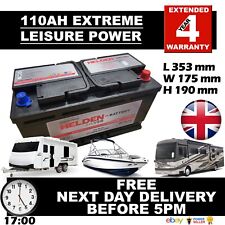 12v 110ah leisure for sale  Shipping to Ireland
