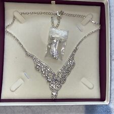 Nib diamonte necklace for sale  HEBBURN