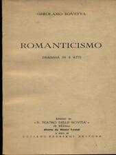 Romanticismo teatro gerolamo usato  Italia