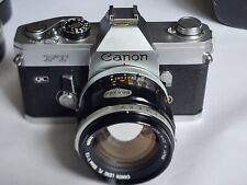 Canon FT QL 35mm SLR Film Camera With Lenses And More Very Nice Look for sale  Shipping to South Africa