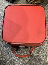 Vintage 1970's Red  Vanity Case With  Signs Of Wear for sale  Shipping to South Africa