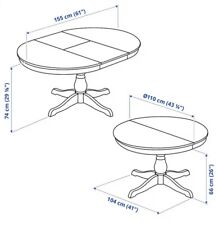 Ingatorpextendable table white for sale  Troy