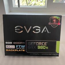 Apenas embalagem!!! Placa de Vídeo EVGA NVIDIA GeForce GTX 980 Ti FTW 6GB GDDR5 comprar usado  Enviando para Brazil