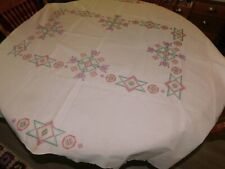 Vintage embroidered tablecloth for sale  East Alton