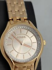Relógio feminino Fossil BQ1591 mostrador ouro rosa aço inoxidável ouro rosa comprar usado  Enviando para Brazil