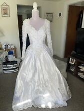 Mori Lee Wedding Dress Size 10 Bejeweled Bodice And Sleeves See Desc For Measure for sale  Shipping to South Africa
