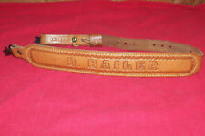 Bailer Kirkpatrick USA Wide Padded Rifle Sling Tooled Leather QD Mounts Deer Gun for sale  Shipping to South Africa