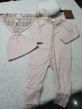 Authentic burberry babygrow for sale  BOLTON