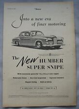 1952 humber super for sale  DARWEN