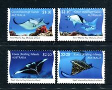 2021 Cocos Island Reef Manta Ray - Set of 4 MUH Stamps na sprzedaż  Wysyłka do Poland