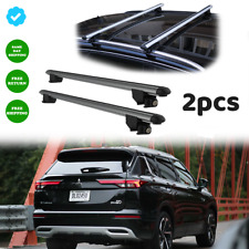 Mitsubishi OUTLANDER 2013-2023 Roof Rack Cross Bars Silver Flush Rails 2x for sale  Shipping to South Africa