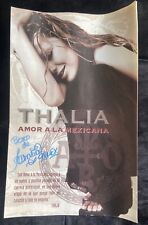 Thalia - Pôster Amor a la Mexicana assinado - Edição argentina comprar usado  Enviando para Brazil