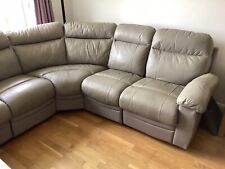 Corner recliner leather for sale  NEWQUAY