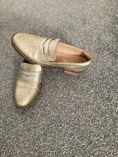 Clarks gold leather for sale  NANTWICH
