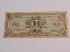 1000 lire allied usato  Siracusa