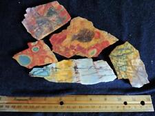 Used, 5 SLABS, 10.1 OUNCES, OF CHERRY CREEK JASPER, CHINA for sale  Shipping to South Africa