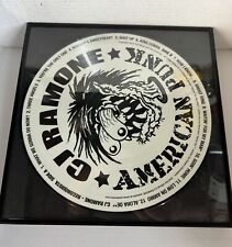 Disco de vinil personalizado CJ Ramone American Punk emoldurado 13"x13" suporte de parede decorativo comprar usado  Enviando para Brazil