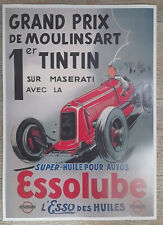 Tintin maserati affiche d'occasion  Saint-Georges-de-Didonne