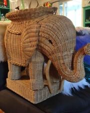 Rattan wicker elephant for sale  Silverdale