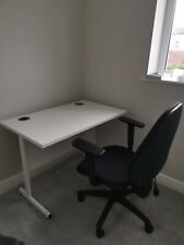 White office desk for sale  LEEDS