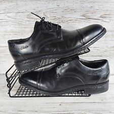 Clarks black leather for sale  ASHFORD