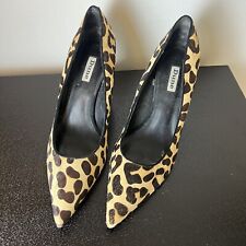 Dune heels leopard for sale  LONDON
