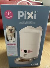 Catit Pixi Vision Smart Automatic Cat Feeder, used for sale  Shipping to South Africa