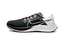Nike Men's Air Zoom Pegasus 38 'Black Metallic Silver' Running Shoes CW7356-003, used for sale  Shipping to South Africa