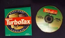 Quicken Turbotax business 1999 Windows 95 98 NT 4.0 Tax CD & sleeve & book for sale  Shipping to South Africa