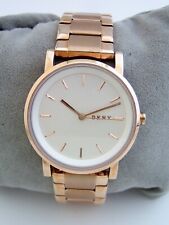 DKNY WOMEN'S SOHO WATCH NY2344 GOLD STAINLESS STEEL BRACELET QUARTZ GENUINE for sale  Shipping to South Africa