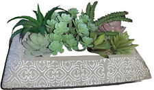 Faux succulents gray for sale  East Providence