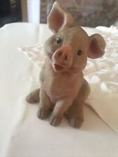Schweinchen schwein kunststein gebraucht kaufen  Vöhringen