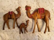 wooden carved camel for sale  Newport