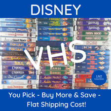 Desenhos animados clássicos filmes infantis e familiares VHS Walt Disney Pixar **Você escolhe** *Leia*, usado comprar usado  Enviando para Brazil