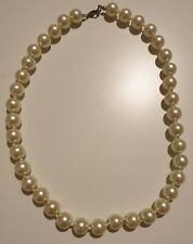 Collana perle bianche usato  Palermo