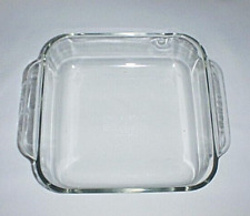 PYREX Heavy Clear Glass 8x8x2 inch Square 2 qt Casserole/Cake Baking Dish #222-R for sale  Shipping to South Africa