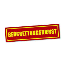Bergrettungsdienst magnetschil gebraucht kaufen  Leipzig