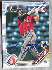 Arizona Diamondback Blaze Alexander 2019 Bowman automático primera tarjeta segunda mano  Embacar hacia Argentina