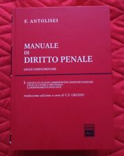 Manuale diritto penale. usato  Italia