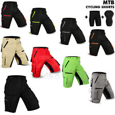 Bicicleta Corta de Ciclismo MTB Todoterreno con Pantalones Cortos Acolchados CoolMax Deportes segunda mano  Embacar hacia Argentina