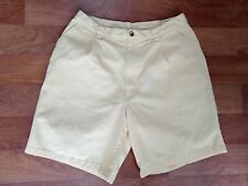 Men Shorts Cotton Trailer Size 32 Yellow for sale  Shipping to South Africa