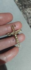 9ct gold crucifix for sale  STOCKTON-ON-TEES